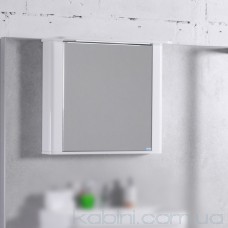 Зеркальный шкаф Fancy Marble MC-800 Carla (76x70) белый